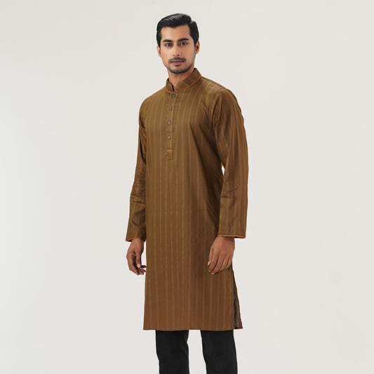 Mens Brown Panjabi