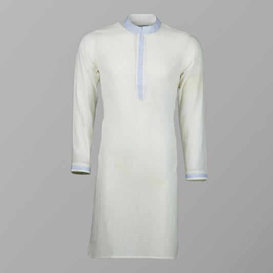 Mens White Panjabi