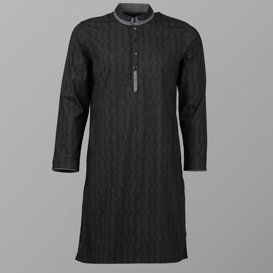 Mens Black Panjabi