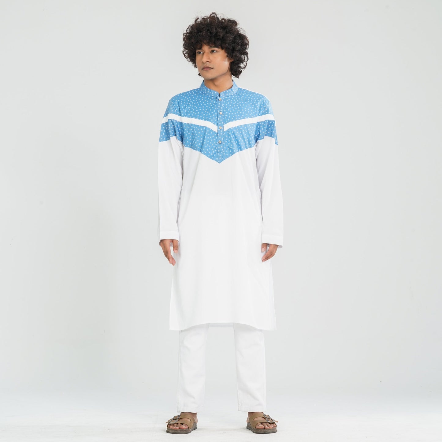 Men's Blended Cotton Panjabi