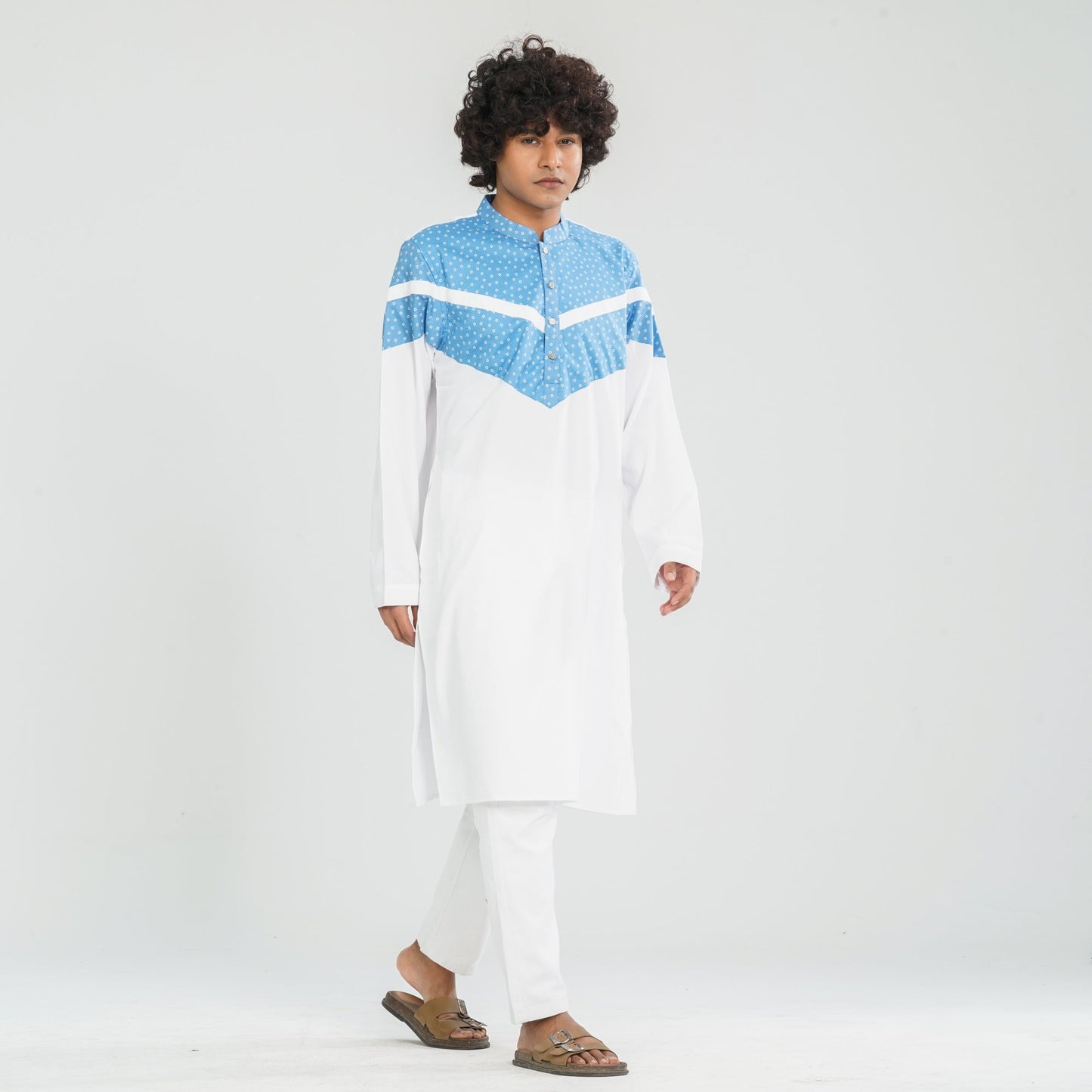 Men's Blended Cotton Panjabi