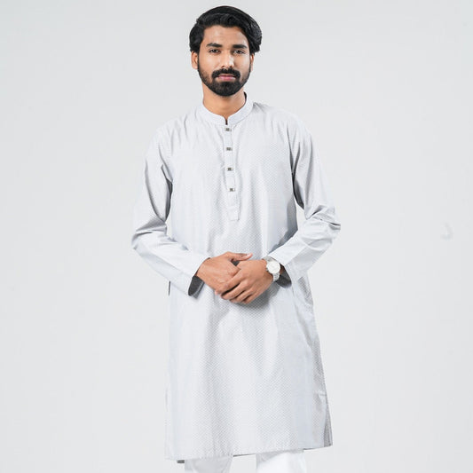 Men Navy Shirting Panjabi