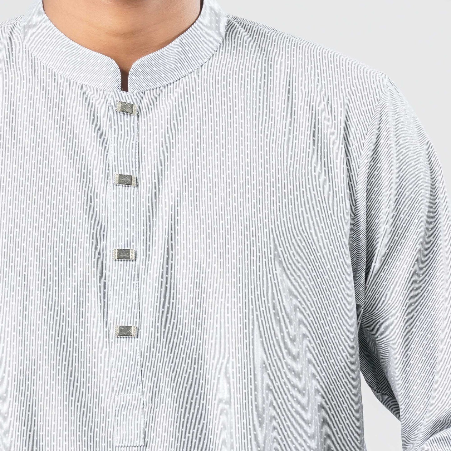 Men Navy Shirting Panjabi