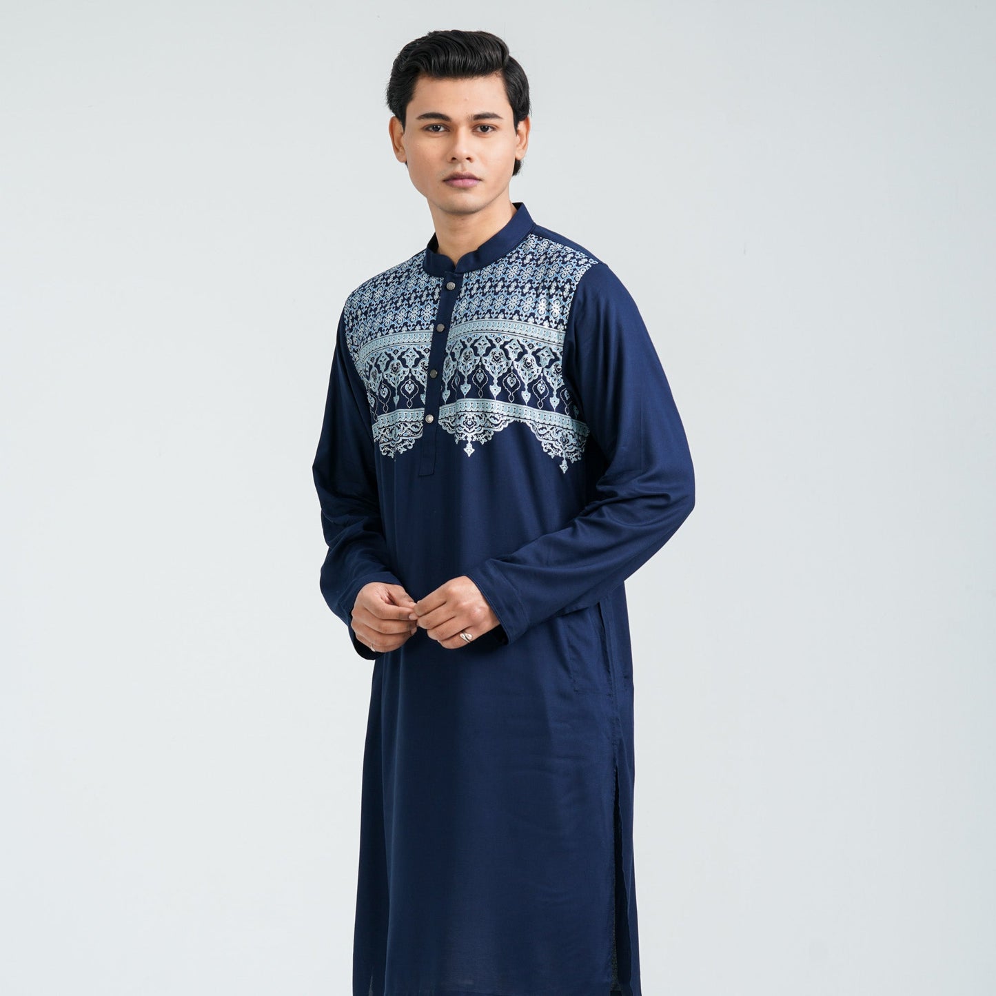 Menâ€™s Linen Viscose Panjabi
