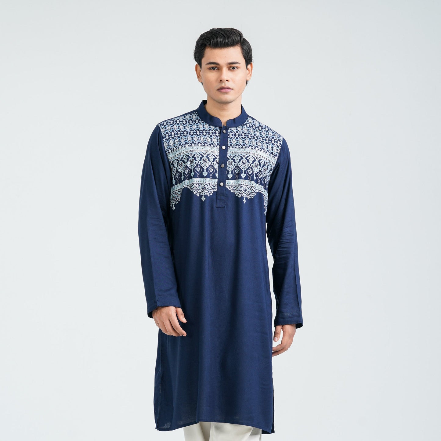 Menâ€™s Linen Viscose Panjabi