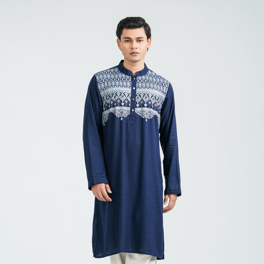 Menâ€™s Linen Viscose Panjabi
