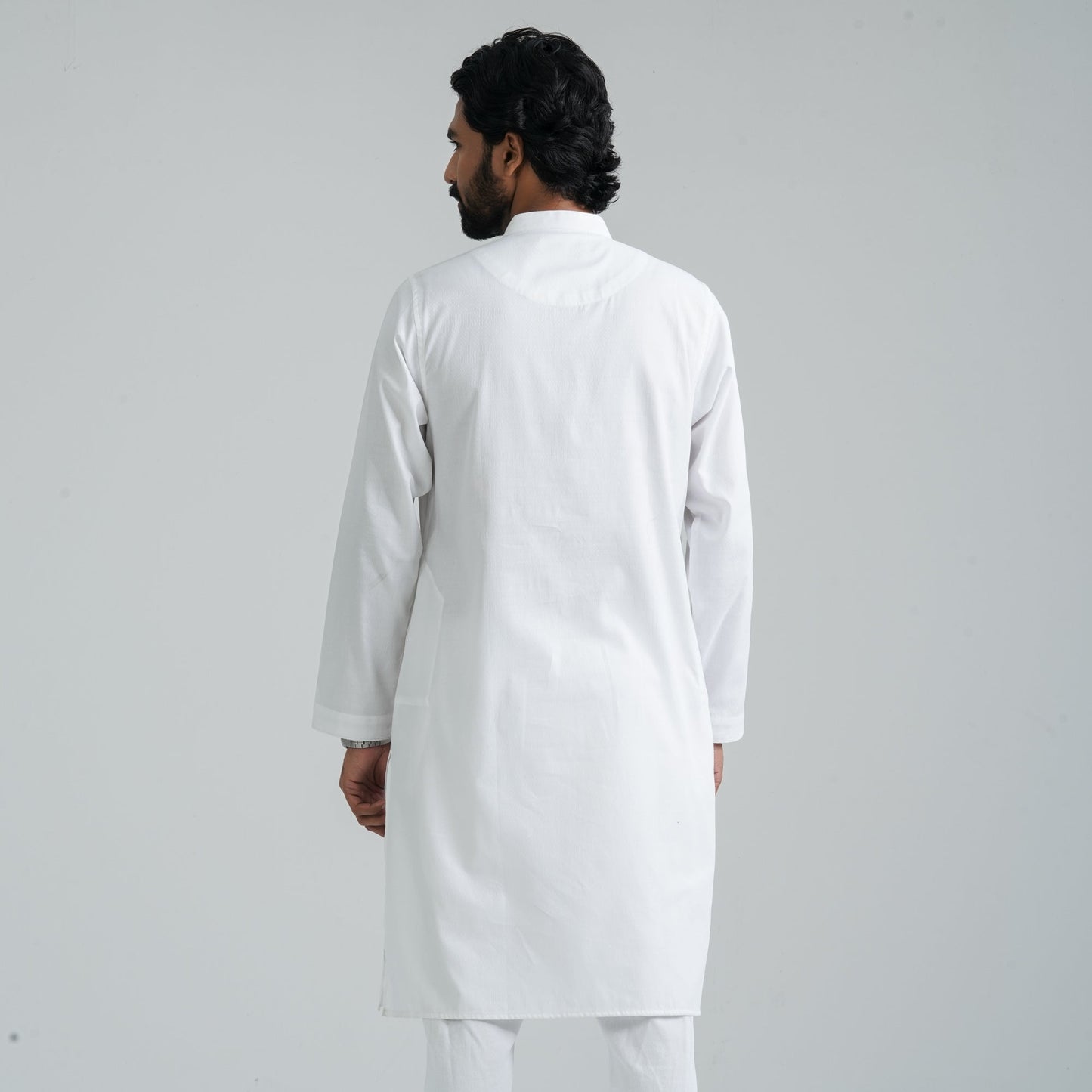 Men's Basic White Panjabi