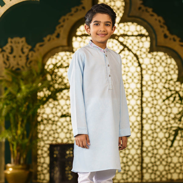 Boys Sky Blue Panjabi