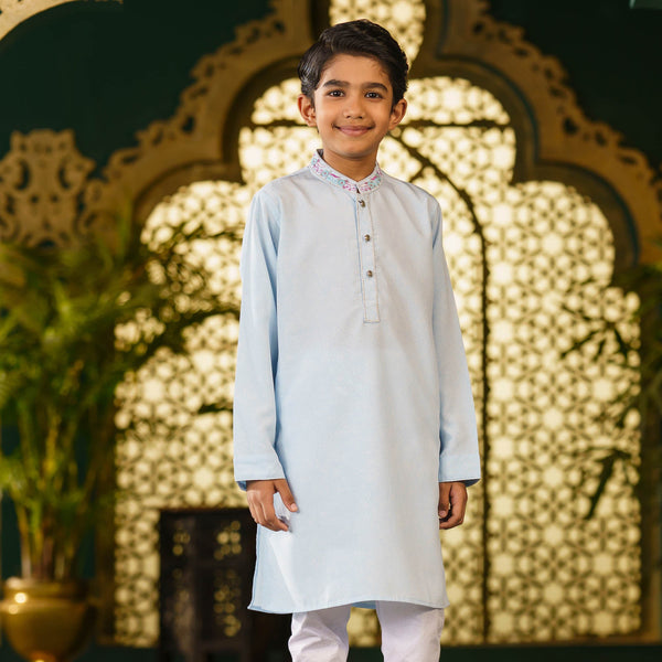 Boys Sky Blue Panjabi