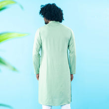 Load image into Gallery viewer, Mens Embroidery Panjabi- Mint
