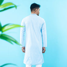 Load image into Gallery viewer, Mens Embroidery Panjabi- Sky Blue
