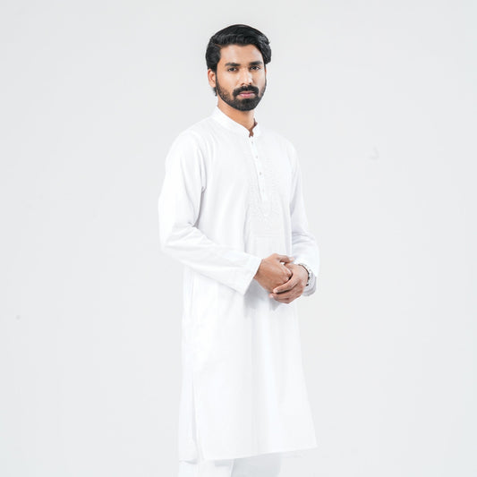 Men's Blended Cotton Panjabi