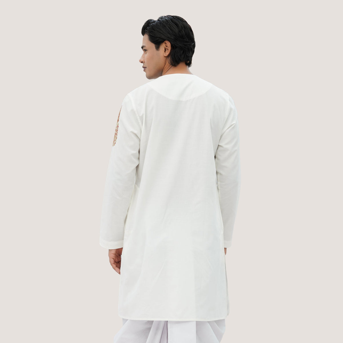 Mens Off White Panjabi
