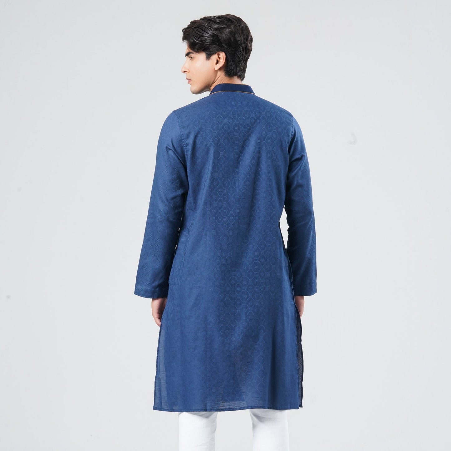 Men Blended Jacquard Panjabi