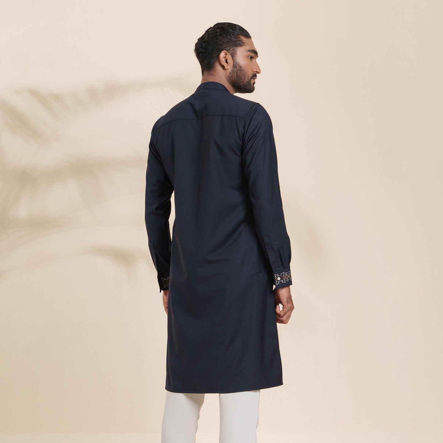Mens Premium Dark Navy Panjabi