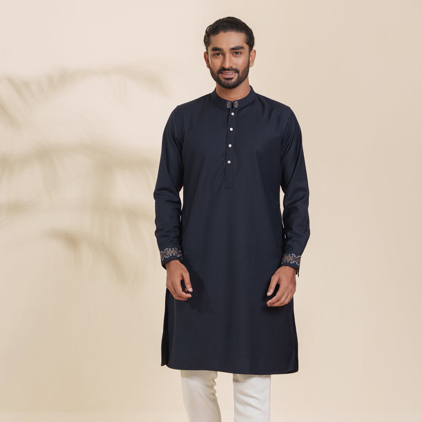 Mens Premium Dark Navy Panjabi