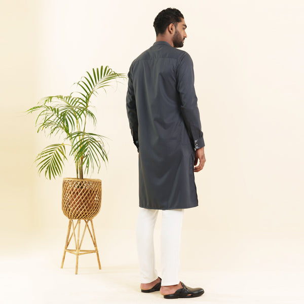 Mens Premium Panjabi- Dark Navy1