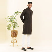 Load image into Gallery viewer, Mens Premium Panjabi- Blackish Green
