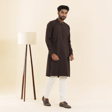 Load image into Gallery viewer, Mens Premium Panjabi- Coffee
