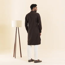 Load image into Gallery viewer, Mens Premium Panjabi- Coffee
