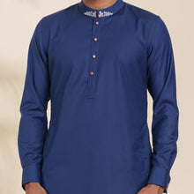 Load image into Gallery viewer, Men&#39;s Light Navy Panjabi
