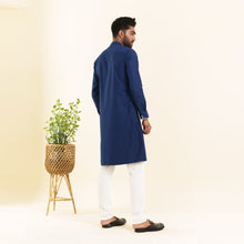 Load image into Gallery viewer, Men&#39;s Light Navy Panjabi
