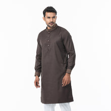 Load image into Gallery viewer, Mens Deep Beige Premium Panjabi
