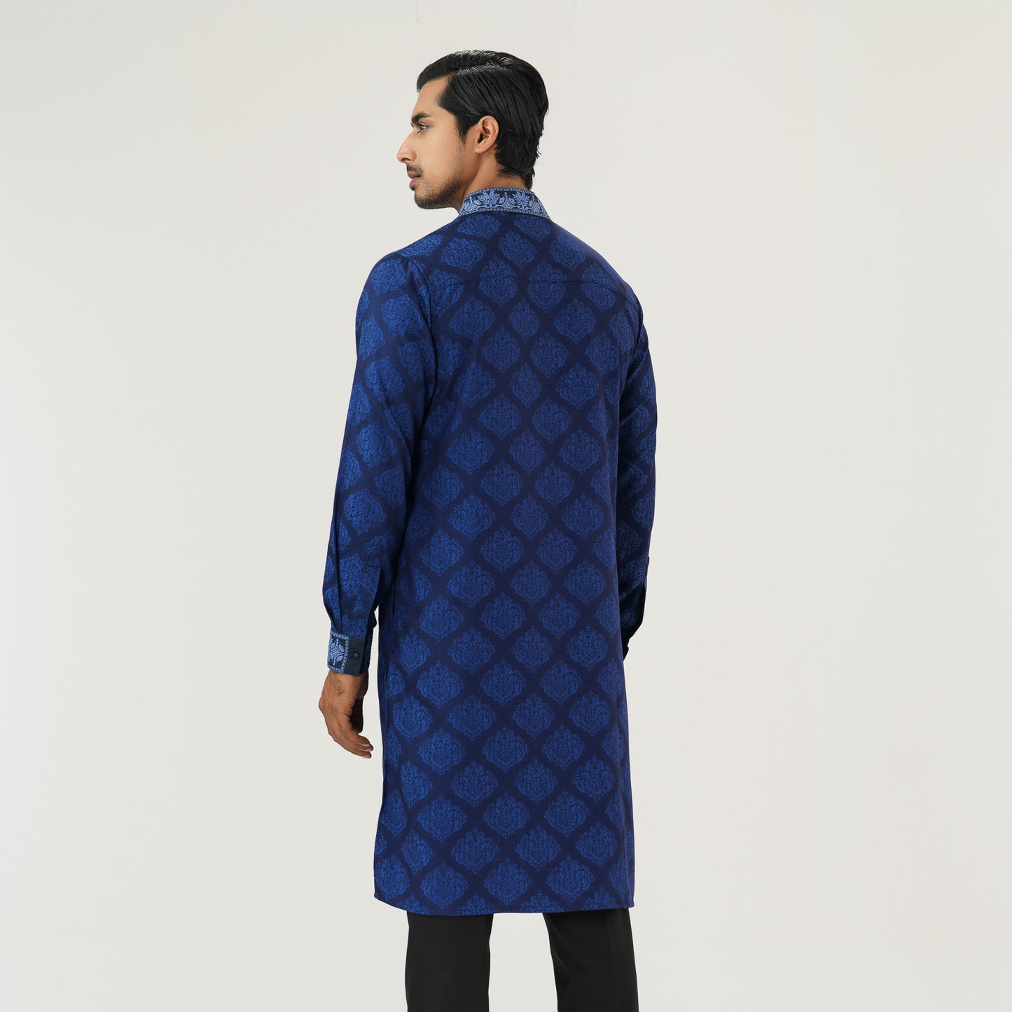 Mens Navy Premium Panjabi