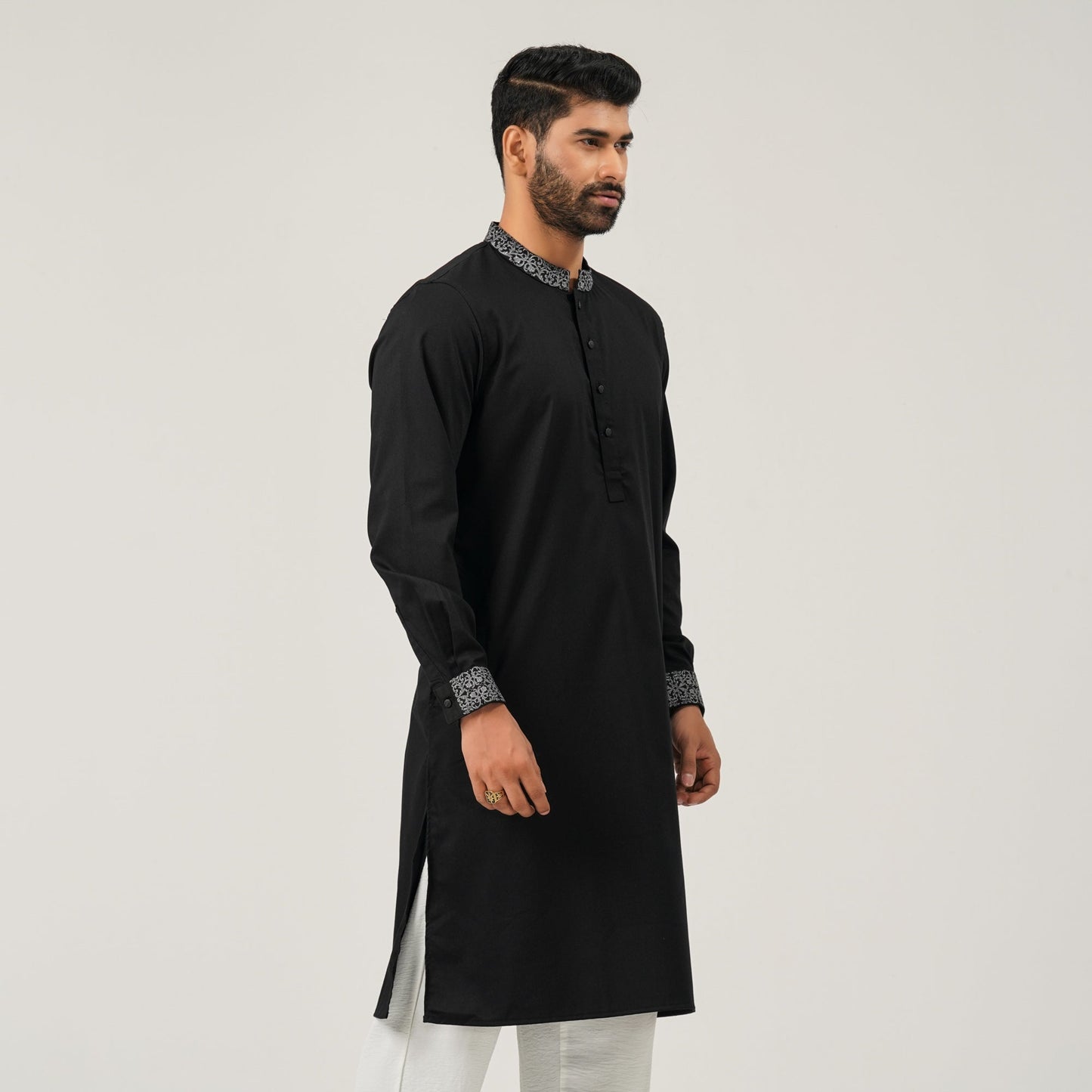 Mens Black Panjabi