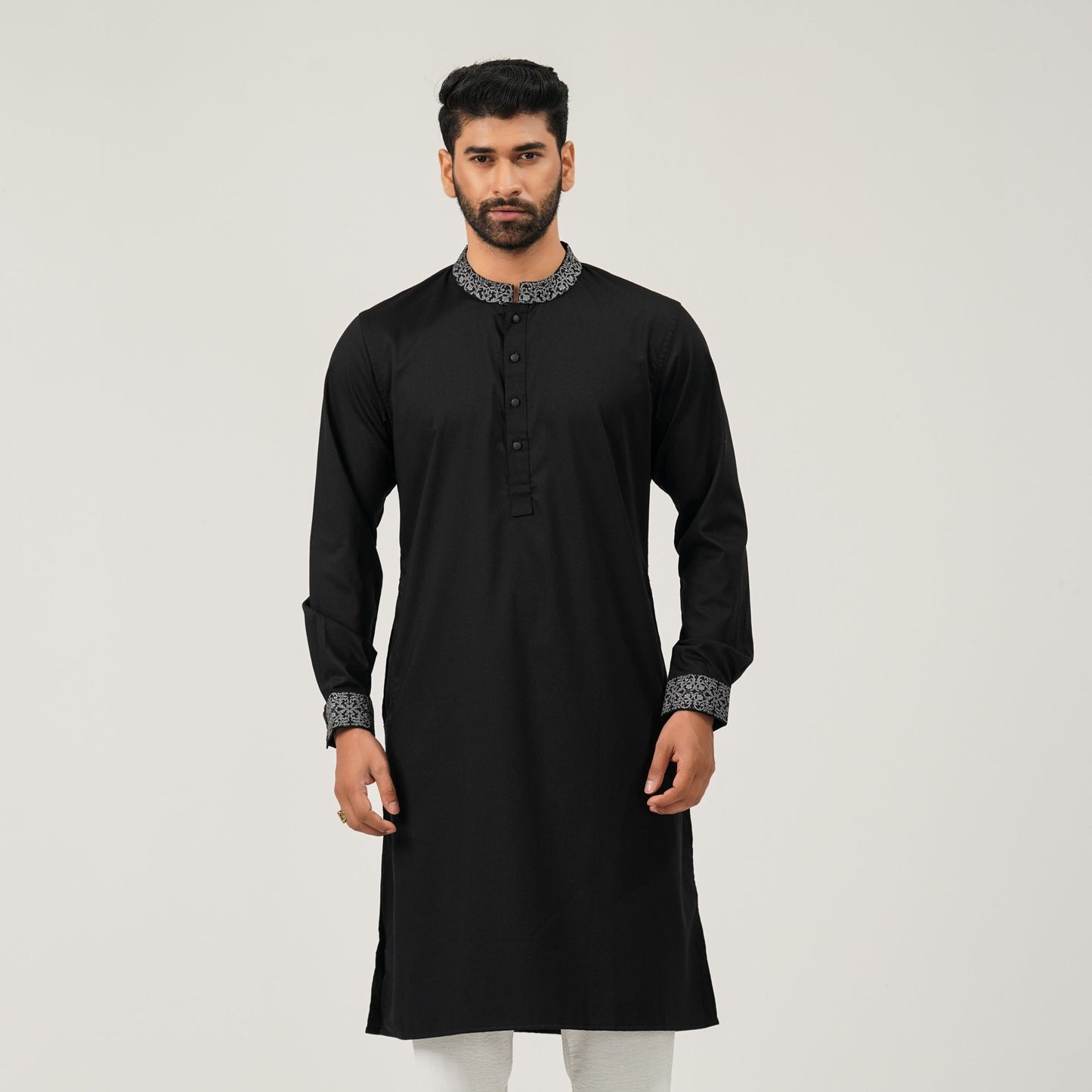 Mens Black Panjabi
