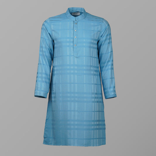 Mens Sky Blue Premium Panjabi
