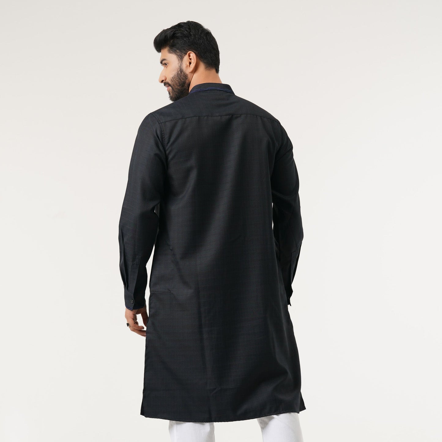 Mens Navy Premium Panjabi