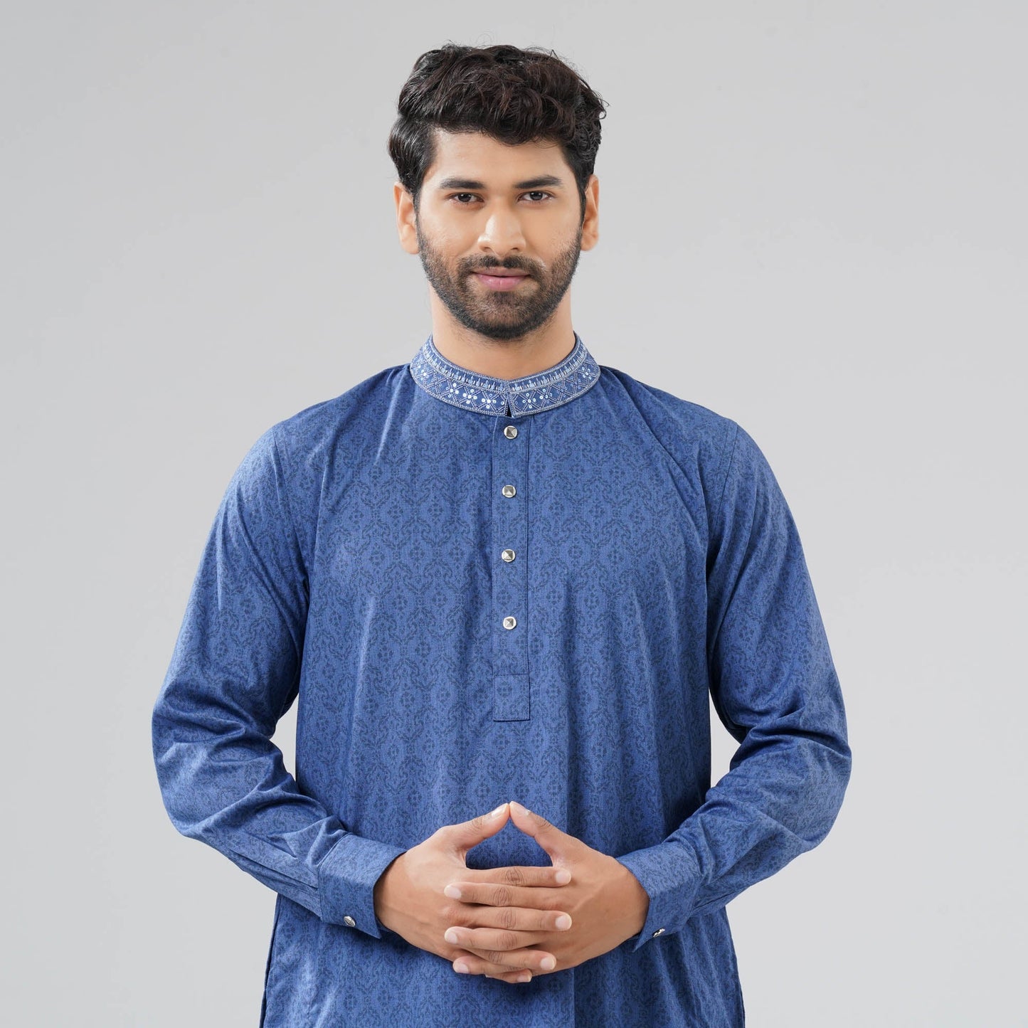 Mens Indigo Premium Panjabi
