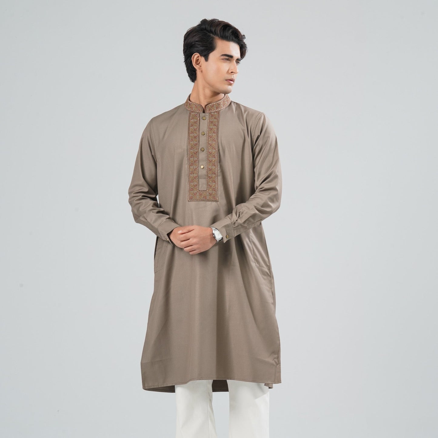 Men Blended Suiting Panjabi