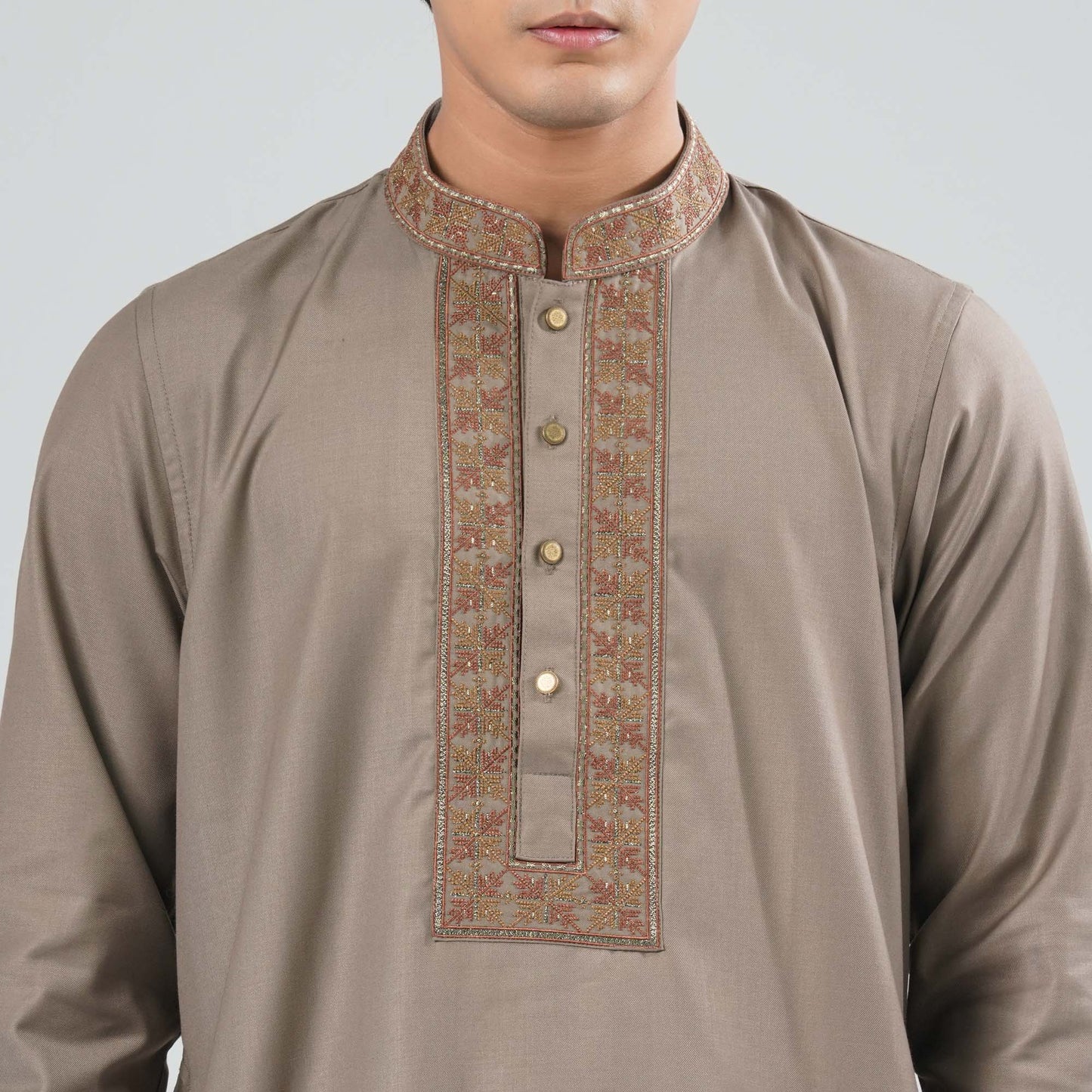 Men Blended Suiting Panjabi