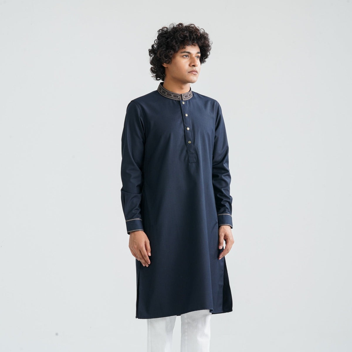 Mens Panjabi=WHITE