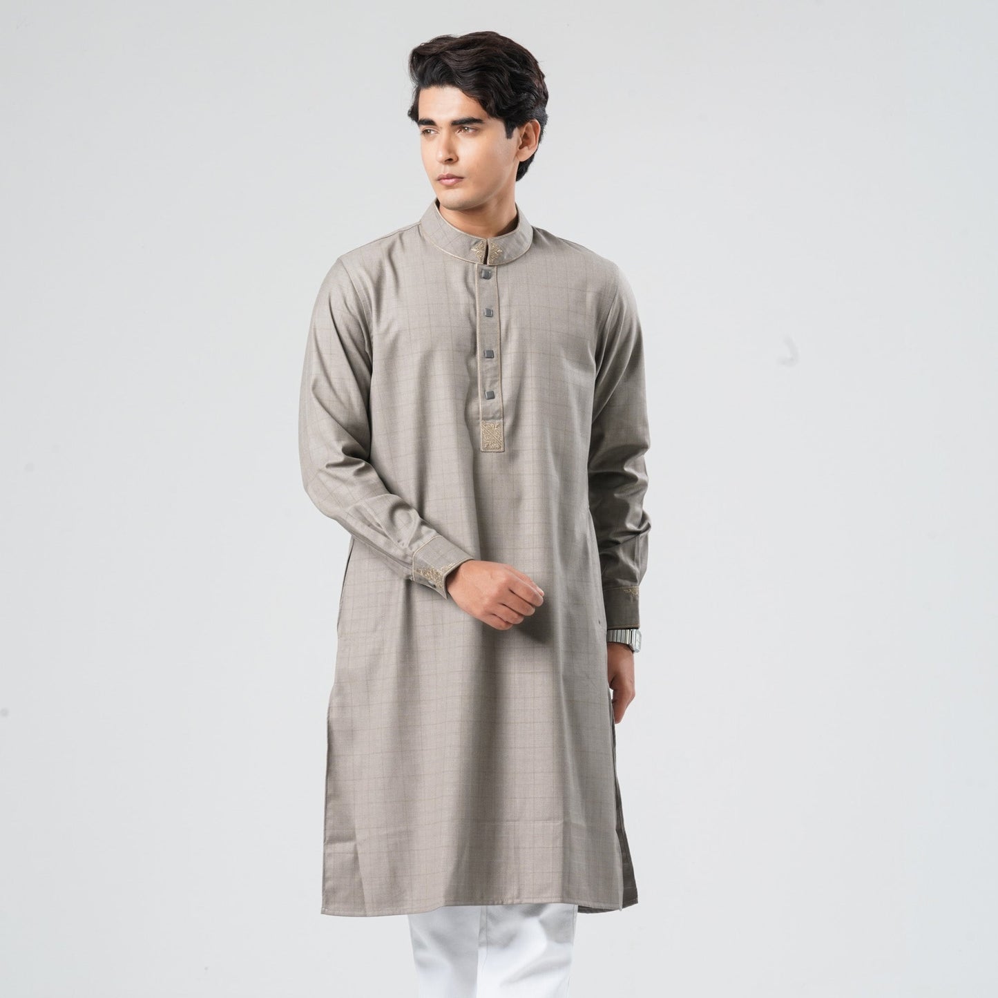 Men Blended Suiting Panjabi
