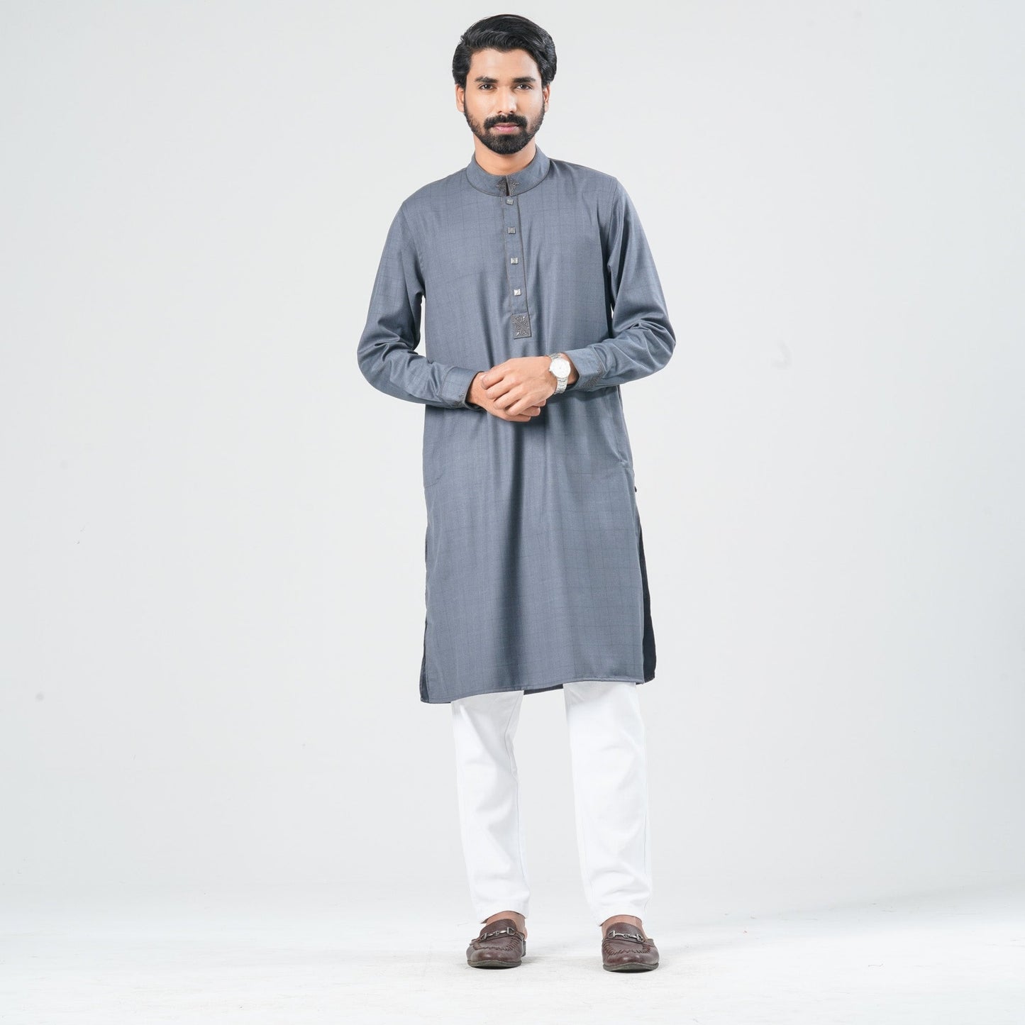 Men Blended Suiting Panjabi
