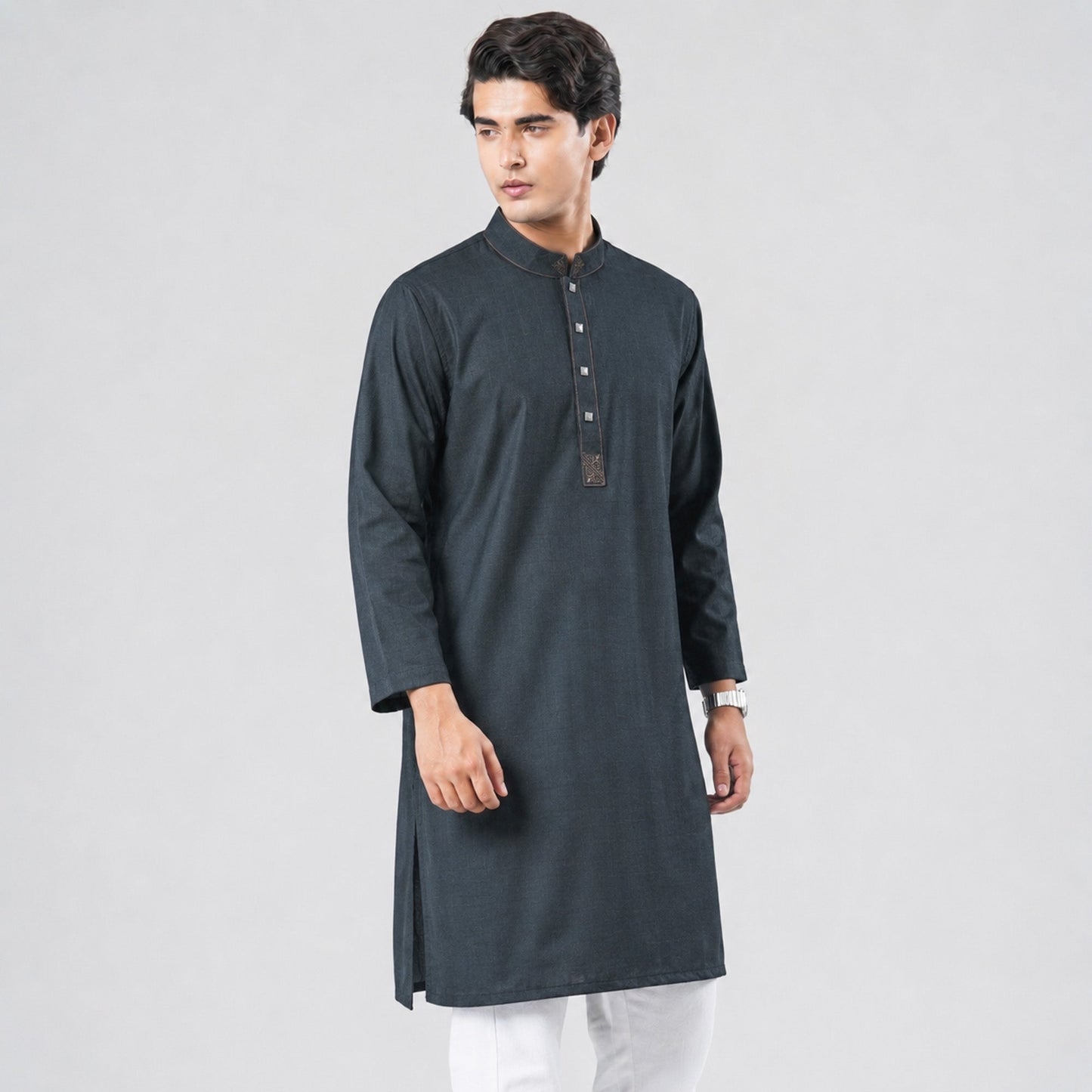 Men Blended Suiting Panjabi