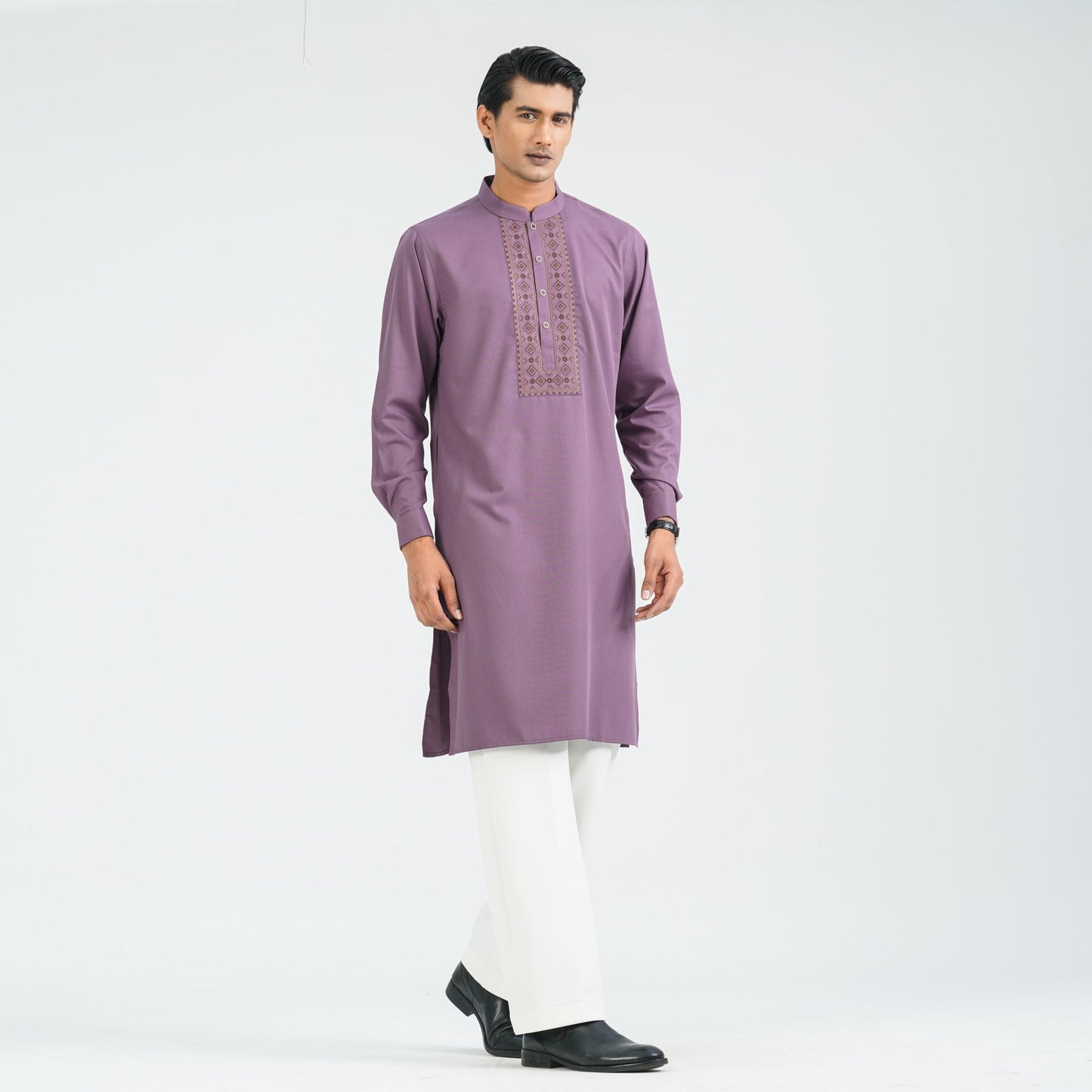 Men's Mauve Panjabi