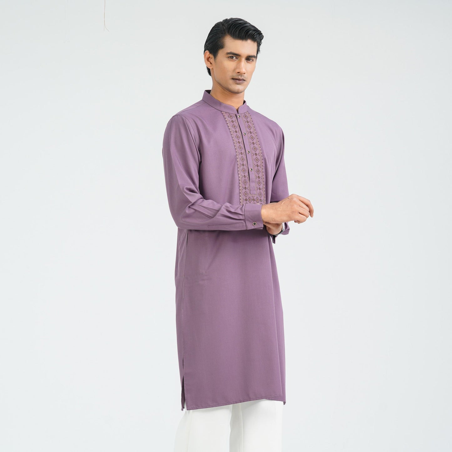 Men's Mauve Panjabi