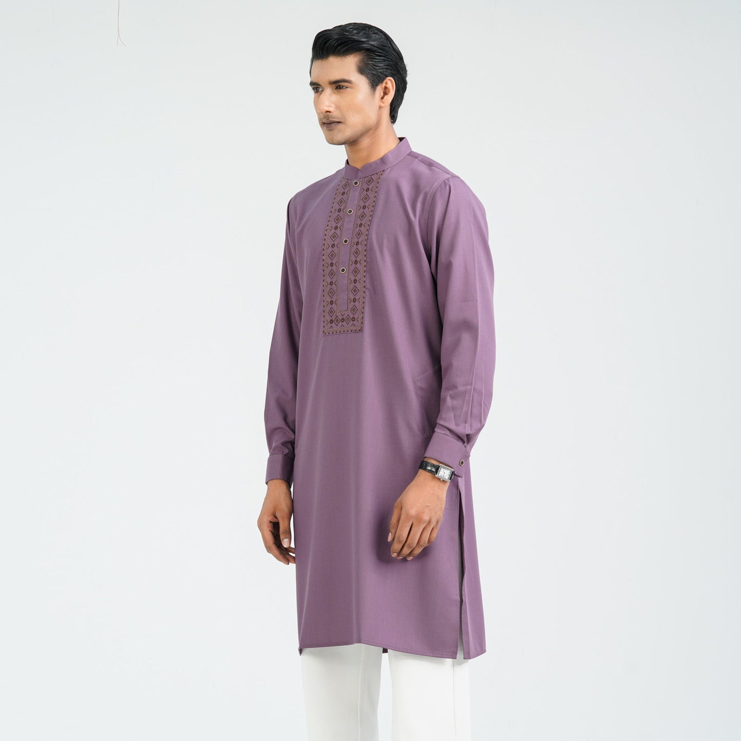Men's Mauve Panjabi