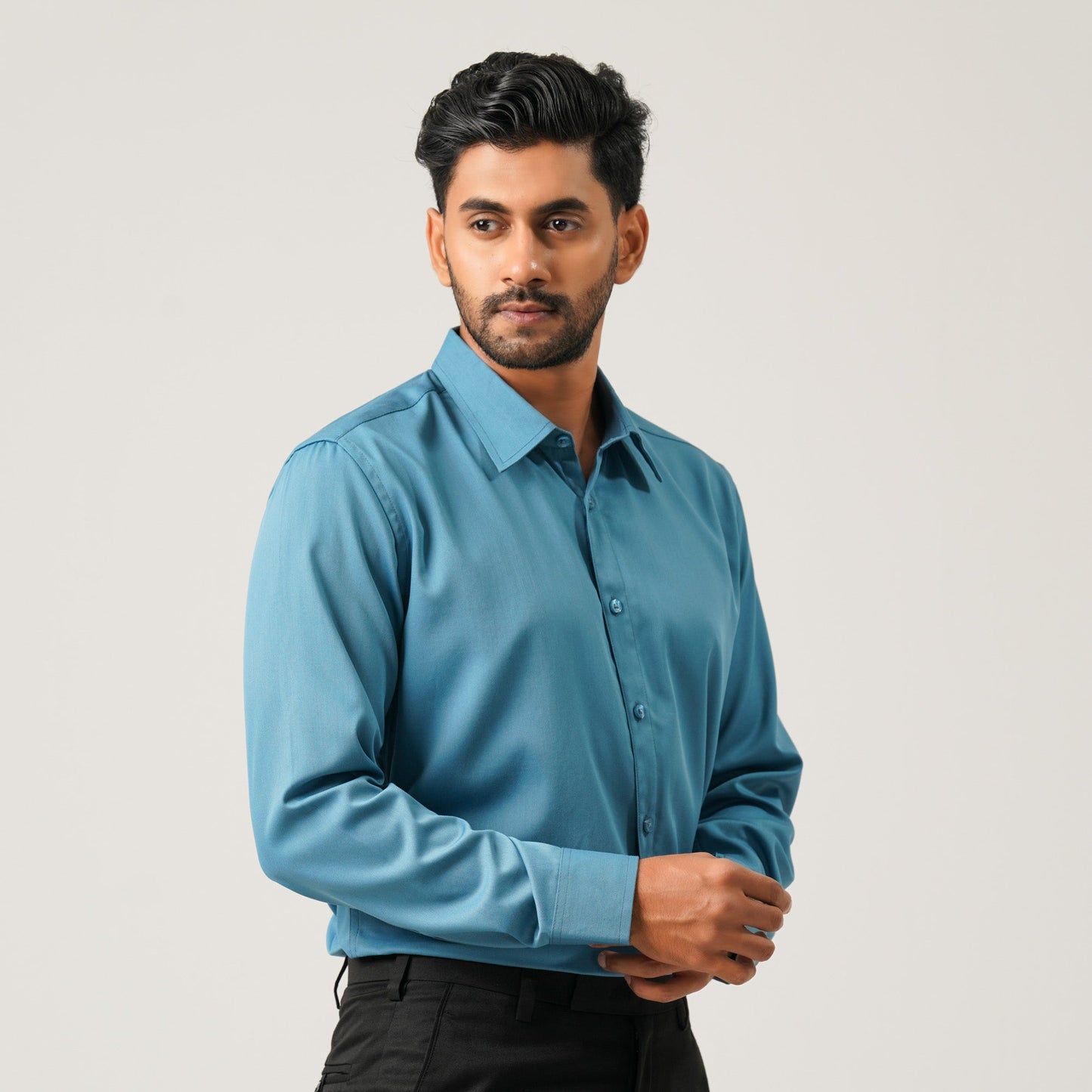 Mens Tropical Teal Shirt