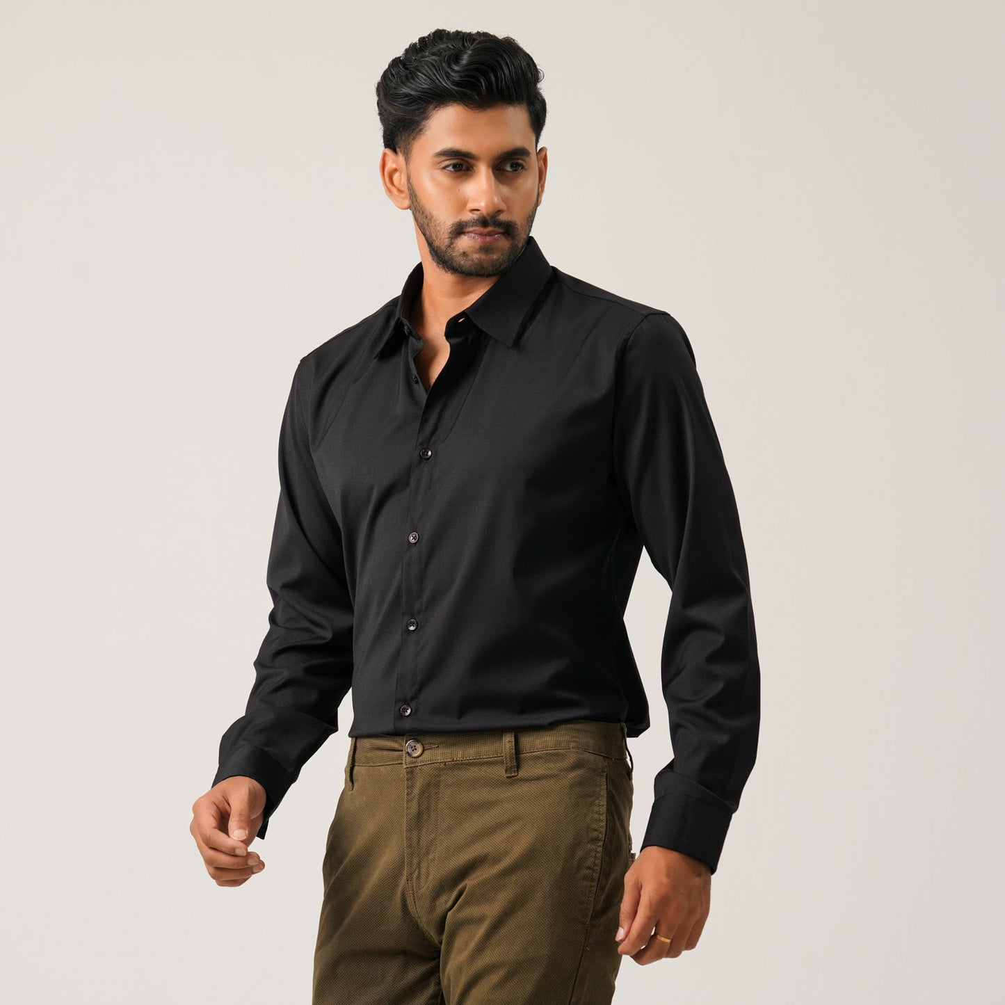 Mens Black Shirt