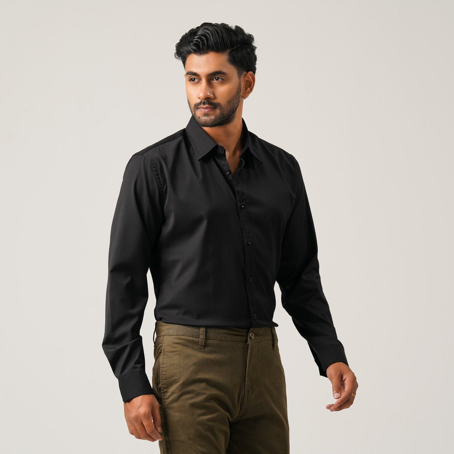 Mens Black Shirt