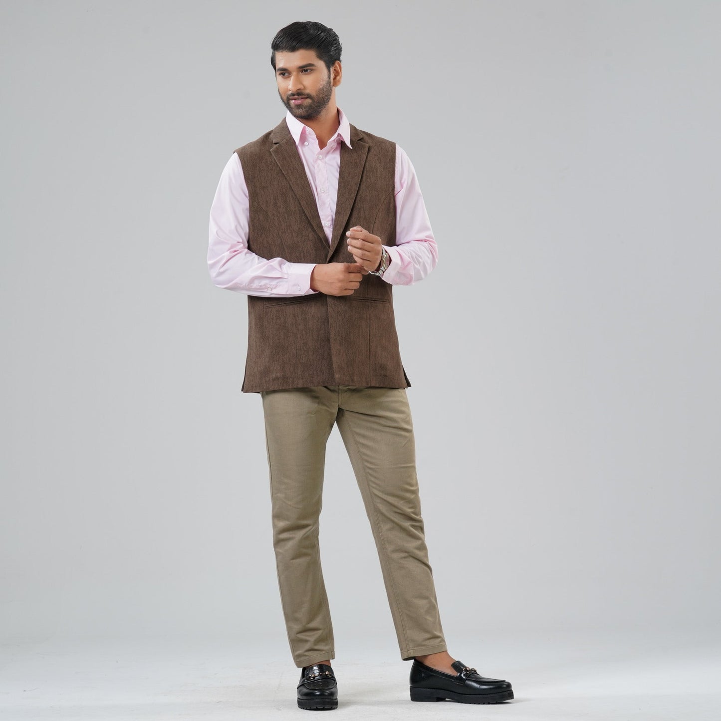 Mens Mocha Vest