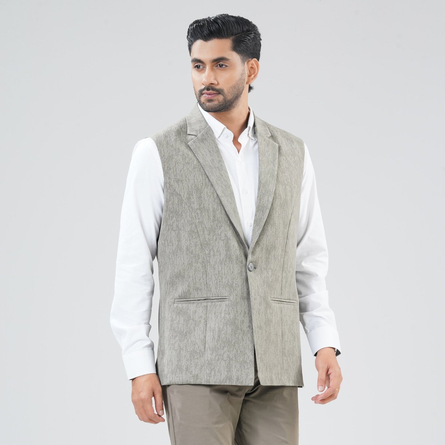 Mens Army print Vest