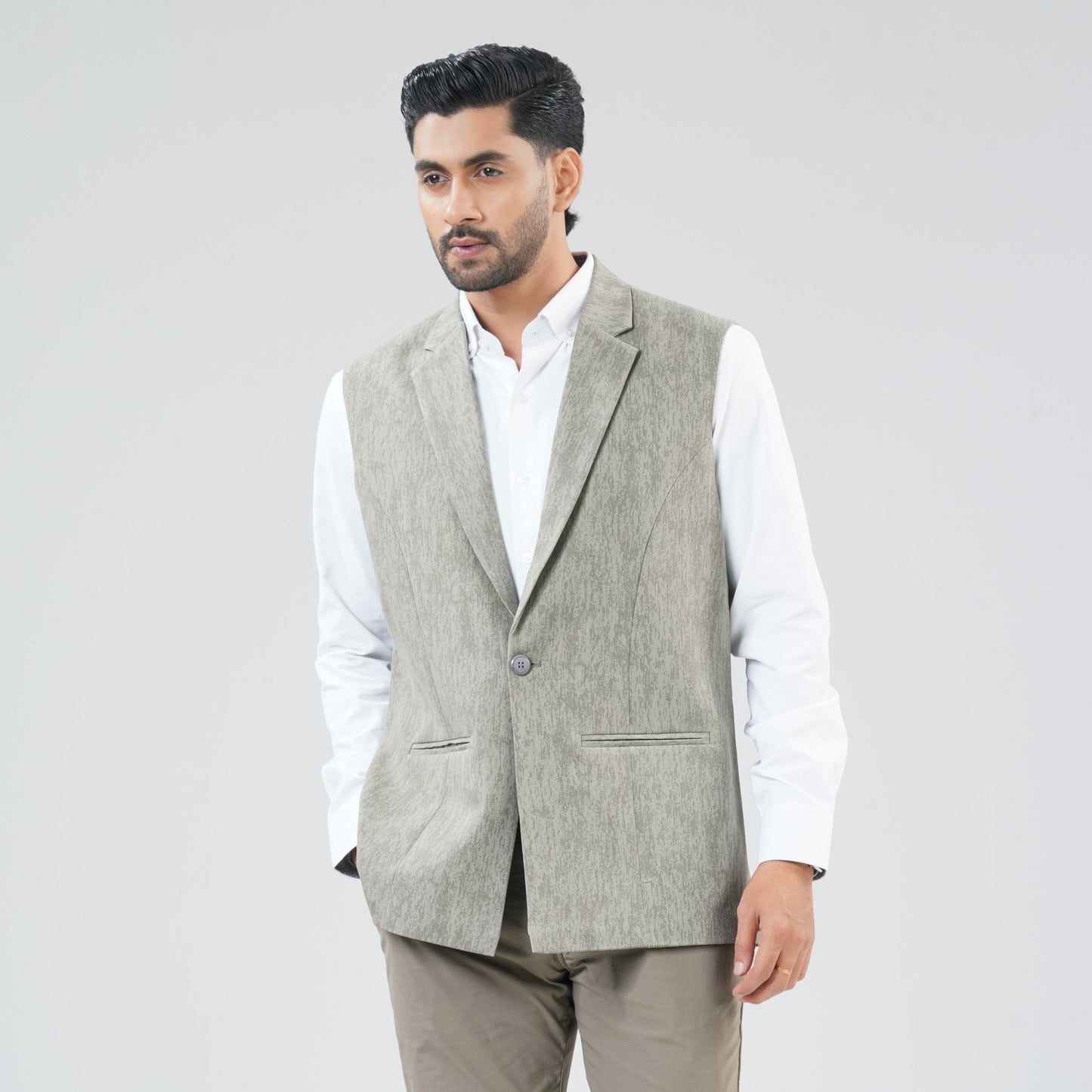 Mens Army print Vest