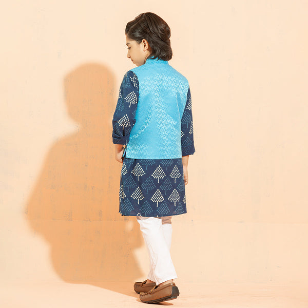 Boys Vest- Sky Blue