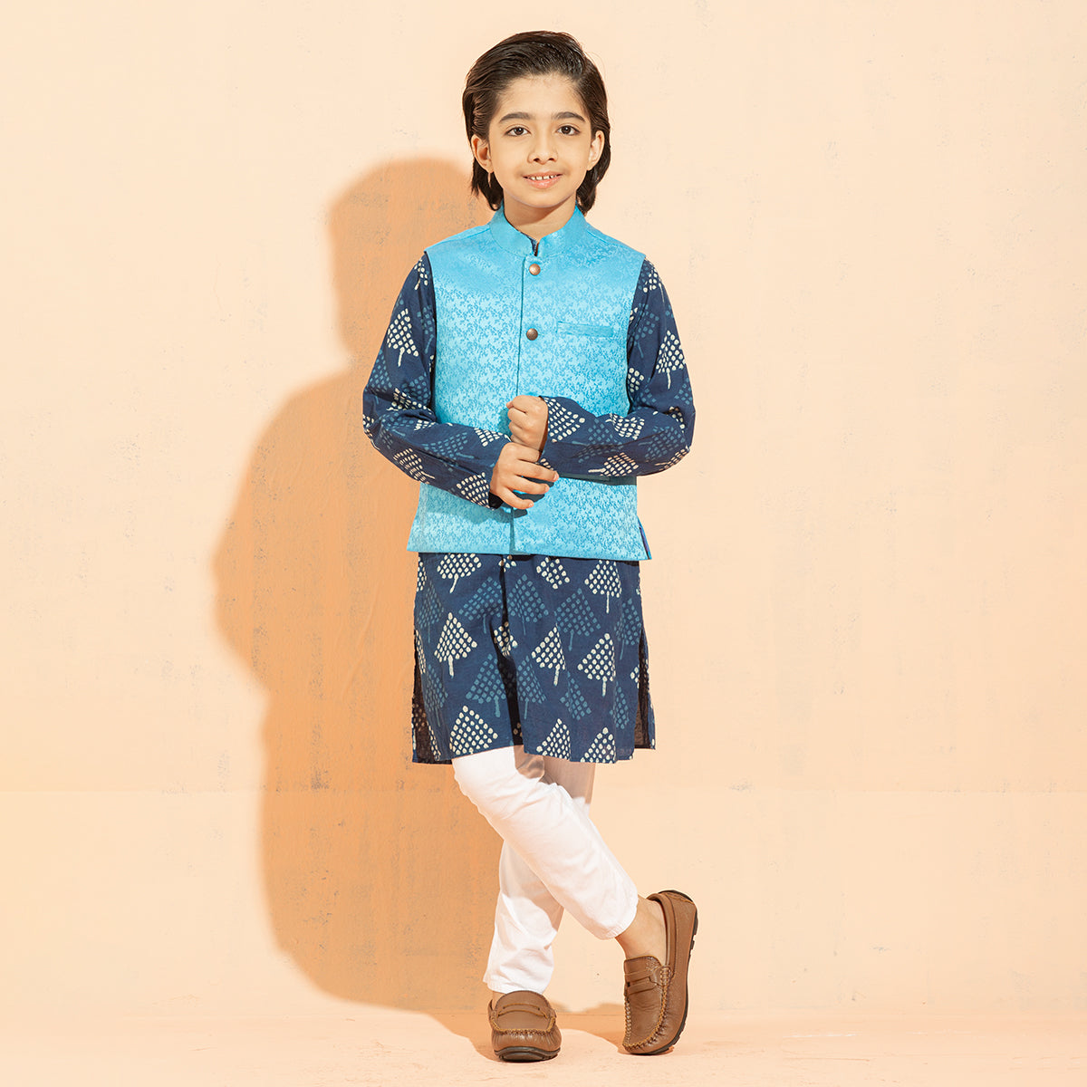 Boys Vest- Sky Blue